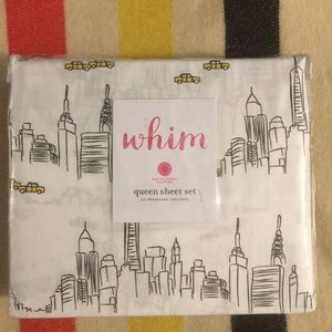 NWT Martha Stewart collection whim queen sheet set